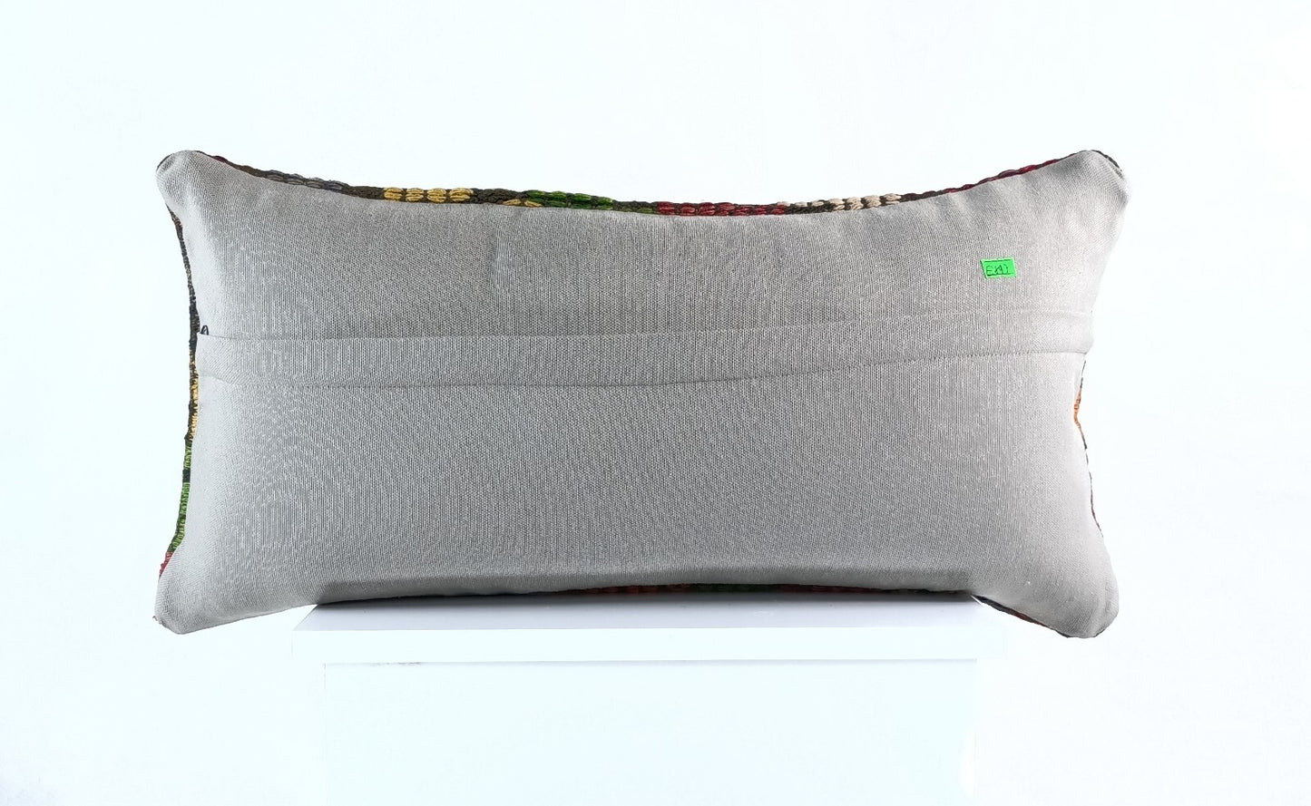 12x24 Kilim Lumbar Cushion Cover Turkish Tribal Vintage Ethnic Pillow E897