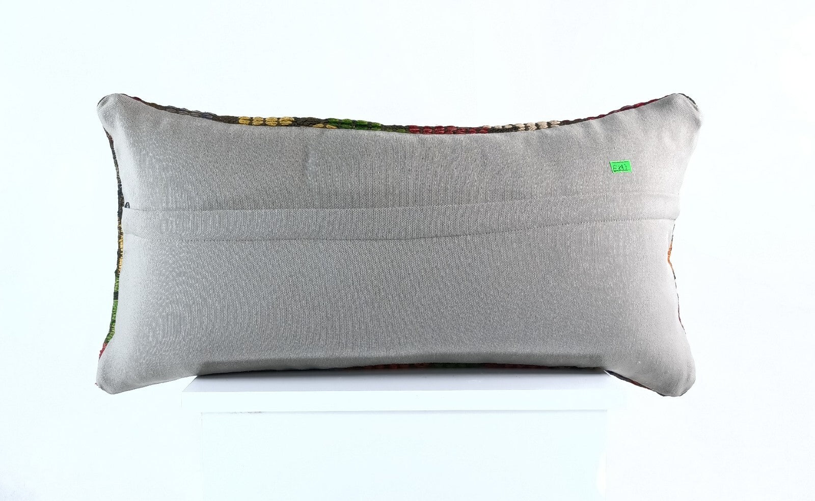 12x24 Kilim Lumbar Cushion Cover Turkish Tribal Vintage Ethnic Pillow E897