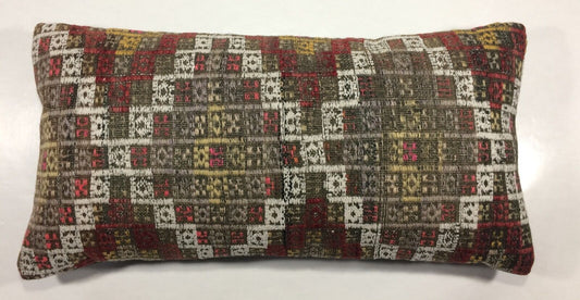 Home Decorative Handmade 12x24 Tribal Vintage Turkish Kilim Pillow Cover 931