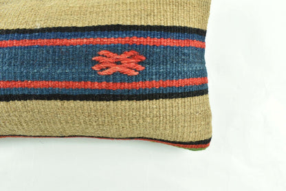 Turkish Cushion Cover 8"x16" Handmade Vintage Boho Ethnic Throw Pillow Case 3146