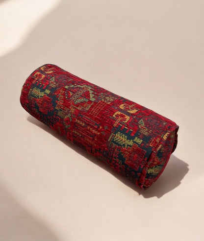 Bolster Pillow Cover Fabric Kilim Pattern Ethnic Tribal Oriental Bolster Pillow