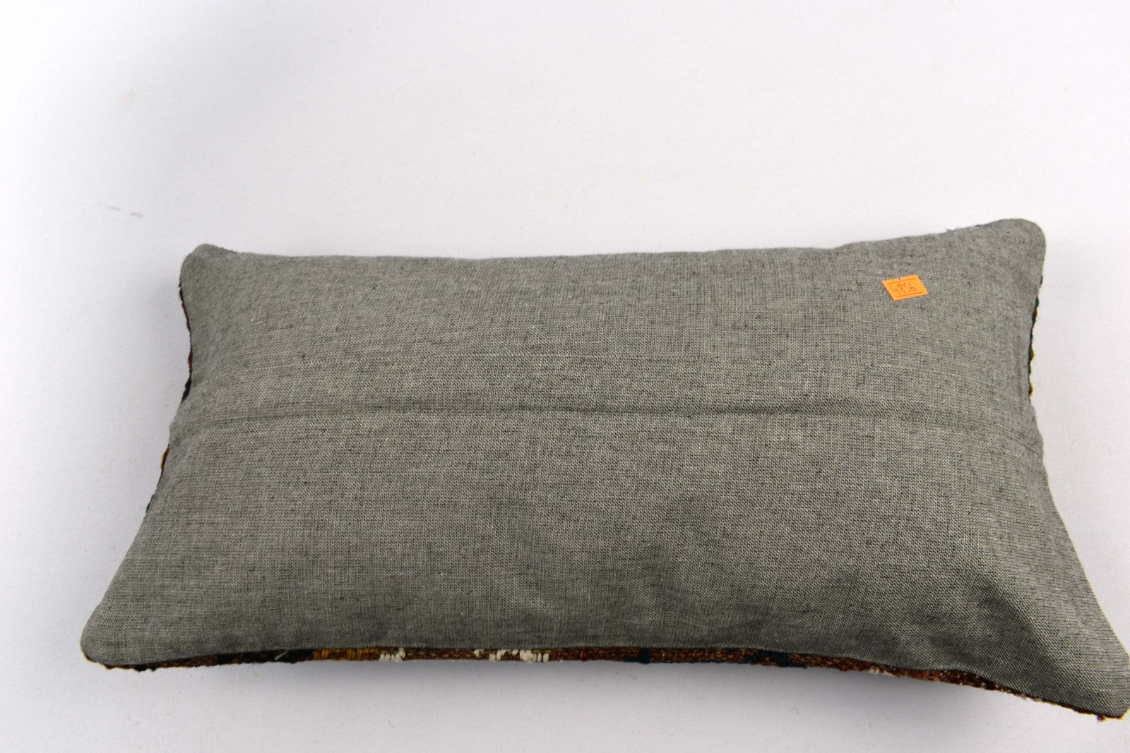 10x20 Kilim Lumbar Pillow Cover Vintage Ethnic Oushak Kilim Pillow Cover 4856