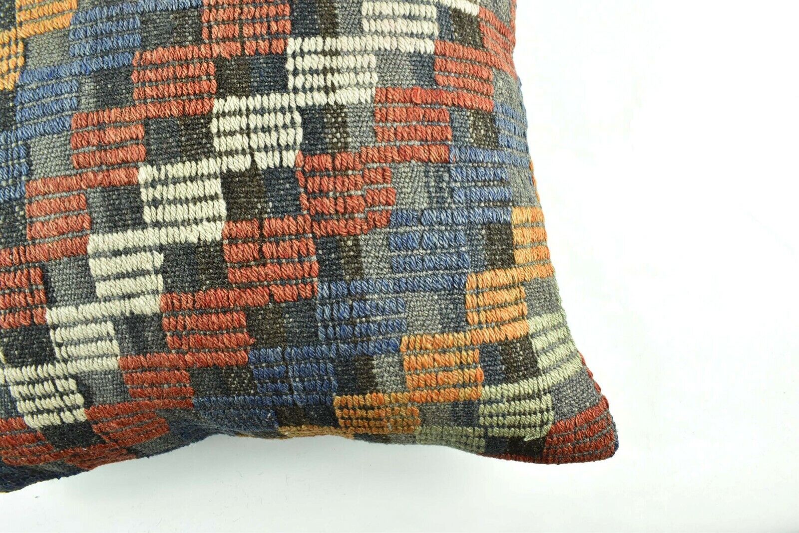 Kilim Pillow Cover 20x20 Home Decorative Handmade Ethnic Oushak Rug Pillow A1866