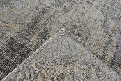 Large Turkish Rug 7.8x6.1 ft Vintage Rug Faded Oushak Rug Living Room Carpet B25
