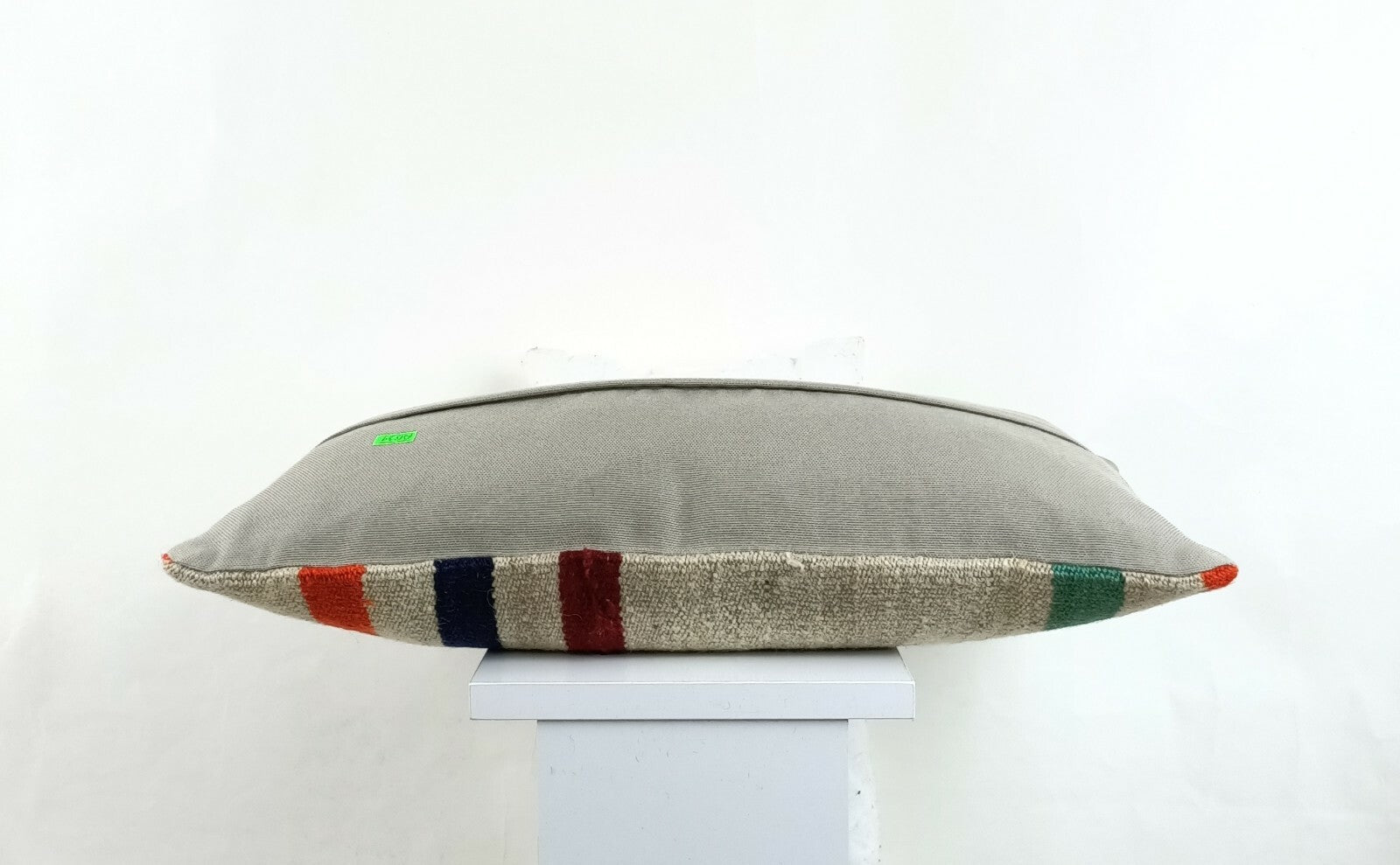 Kilim Lumbar Pillow Cover 10x20 Decorative Sofa Couch Handmade Cushion A1339