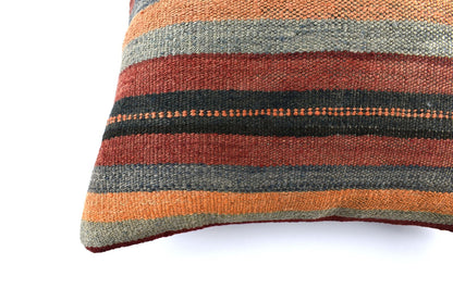 20x20 Kilim Pillow Cover Handmade Vintage Oushak Kilim Cushion Cover 4681