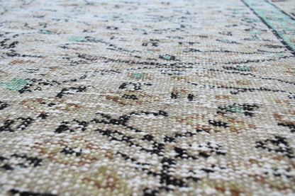 Large Turkish Rug 8.1x5.2 ft Vintage Rug Faded Oushak Rug Living Room Carpet B18