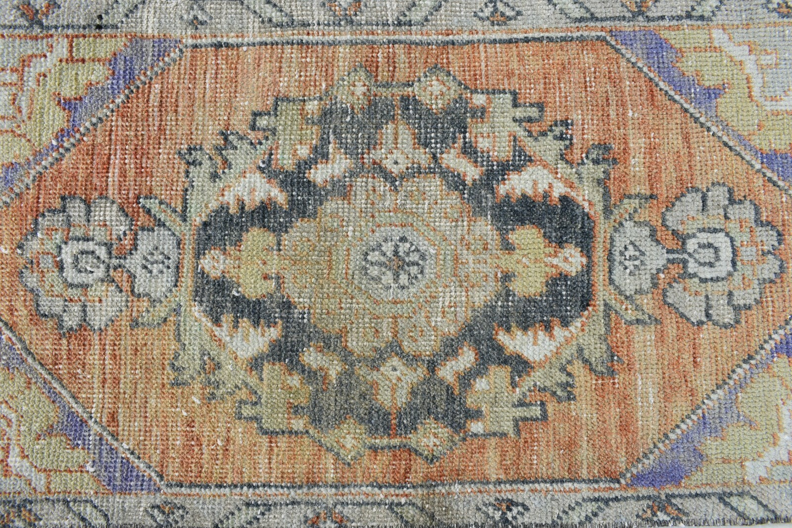 Turkish Runner 2.5x1.4 ft Mini Anatolian Rug Vintage Runner Turkish Runner Y106
