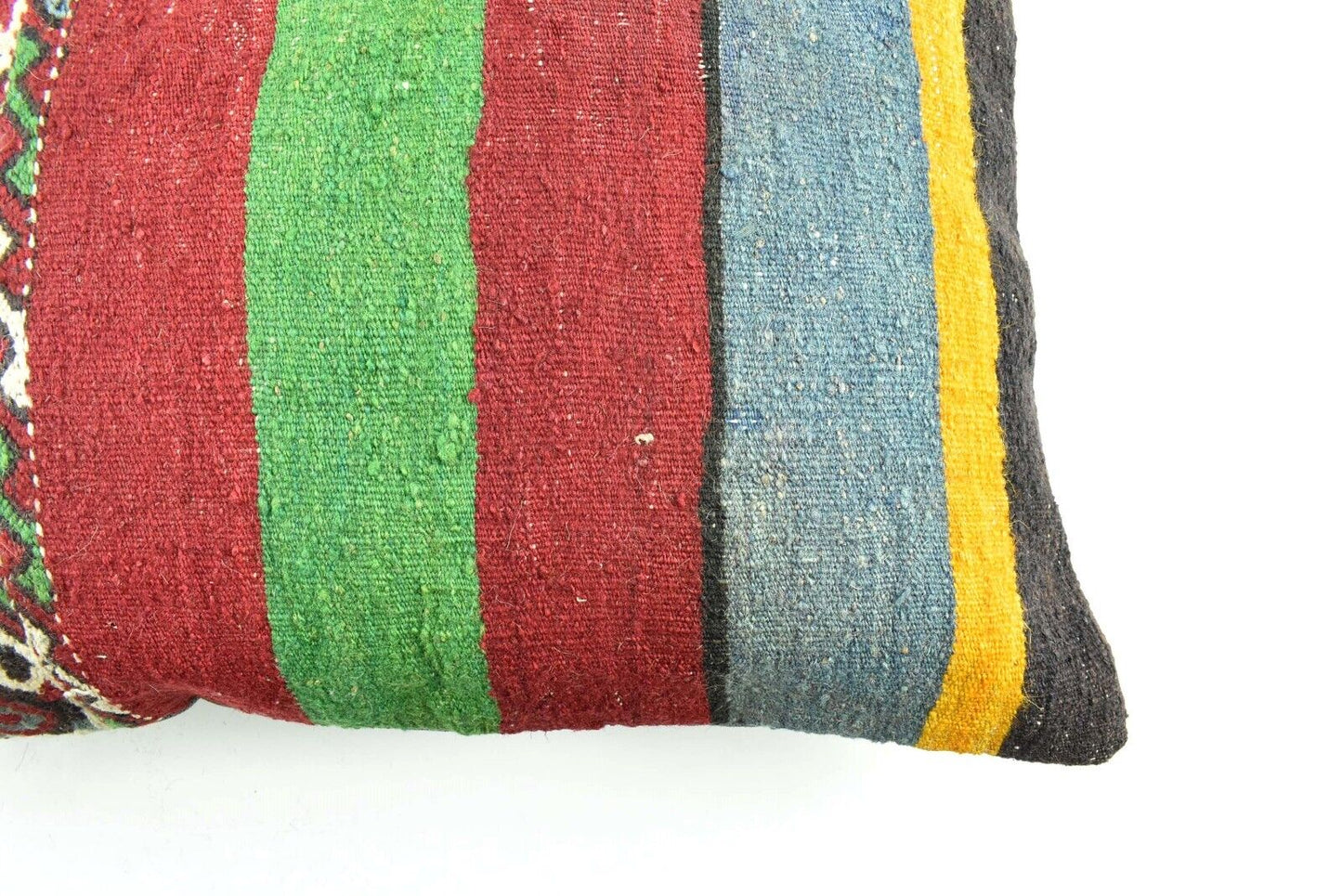 Kilim Pillow Cover 16x24 Tribal Vintage Turkish Carpet Lumbar Pillow Cover 3122