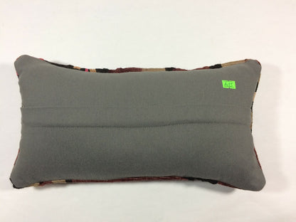 Turkish Cushion Cover 8"x16" Handmade Vintage Boho Ethnic Throw Pillow Case A85