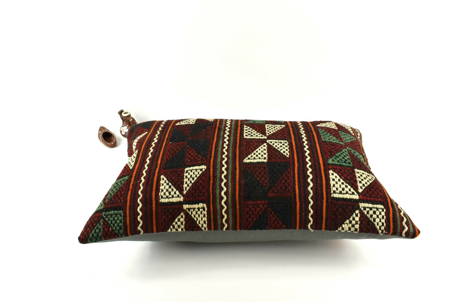 16x24 Kilim Pillow Cover Handmade Vintage Anatolian Lumbar Cushion Cover A2699
