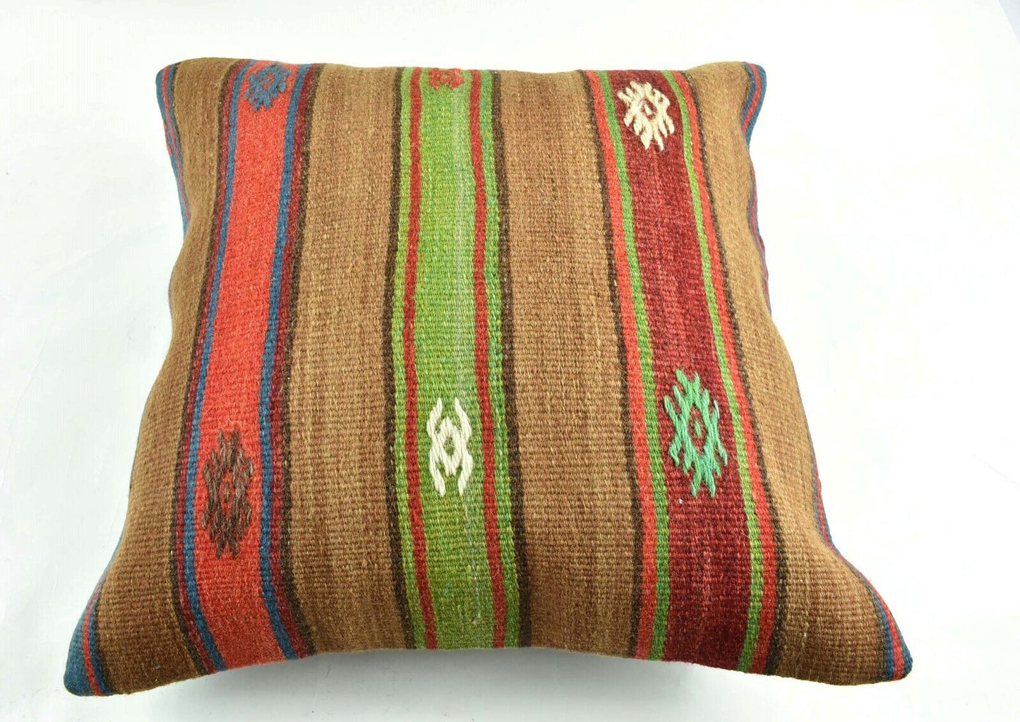 20x20 Kilim Pillow Cover Handmade Vintage Oushak Kilim Cushion Cover 2960