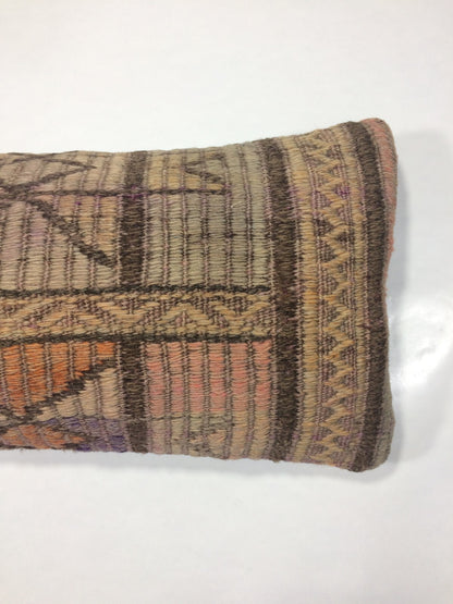 Turkish Cushion Cover 8"x16" Handmade Vintage Boho Ethnic Throw Pillow Case 943