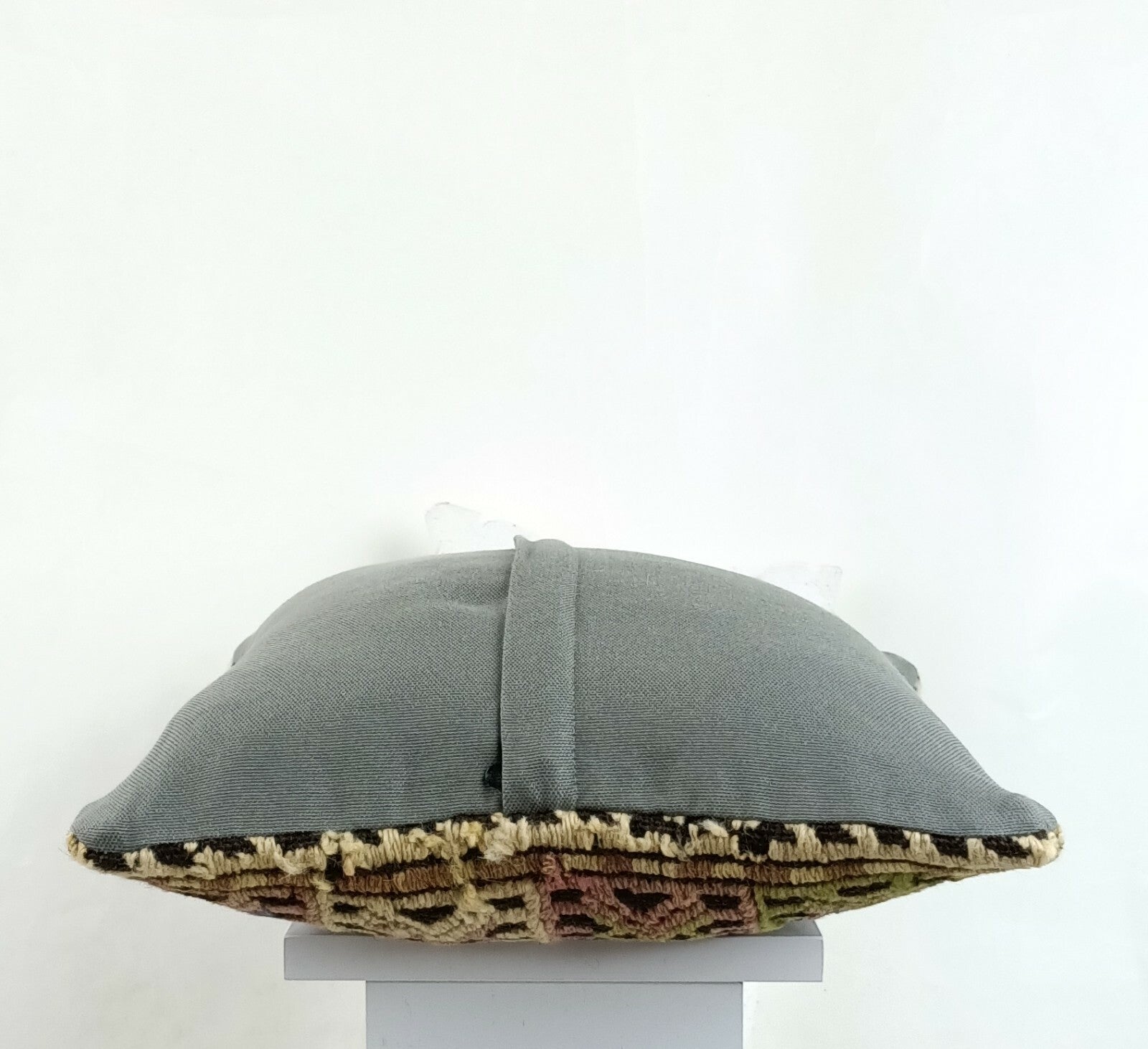 14x14 Kilim Cushion Cover Turkish Ottoman Boho Rustic Throw Pillow Case A1292