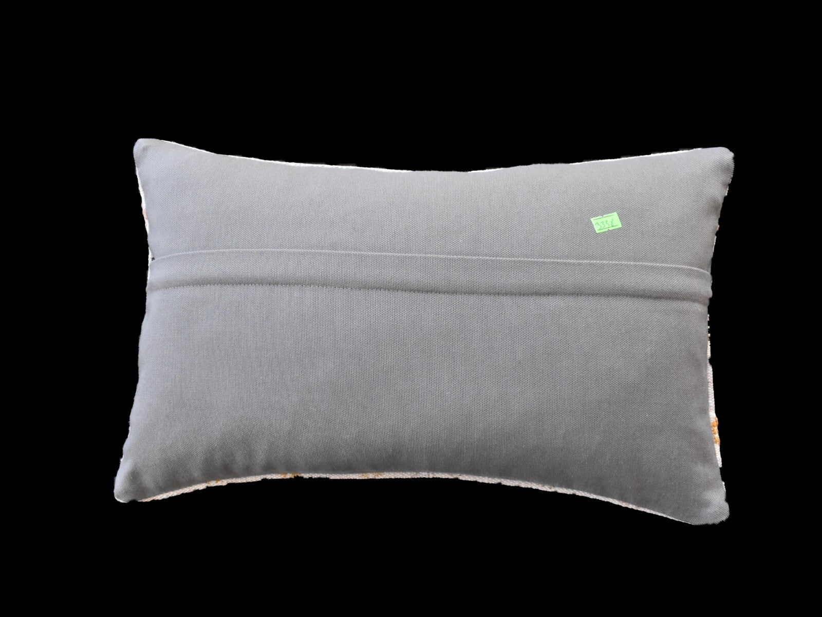 Kilim Pillow Cover 12x20 Handmade Turkish Rug Boho Ethnic Lumbar Cushion 3338