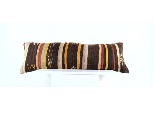 12x36 Ethnic Rug Pillow Decorative Vintage Faded Carpet Boho Cushion Cover E1455