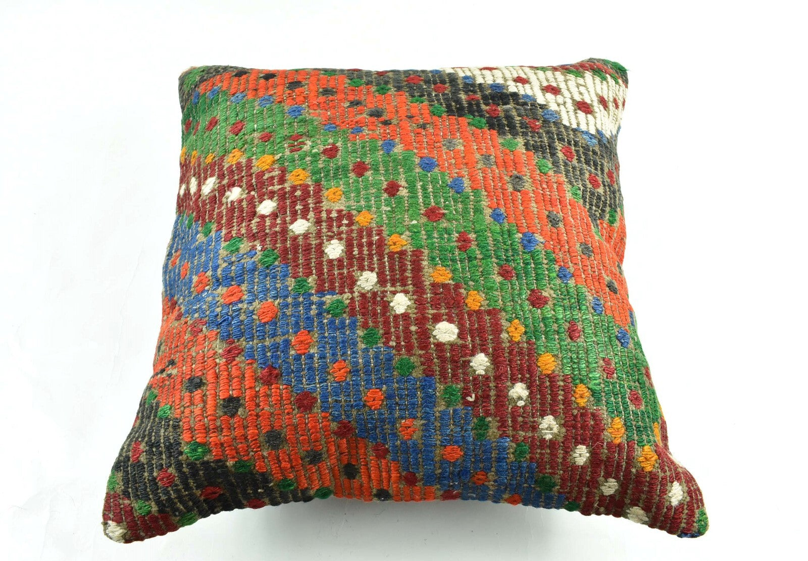 20x20 Kilim Pillow Cover Handmade Vintage Oushak Kilim Cushion Cover 2940