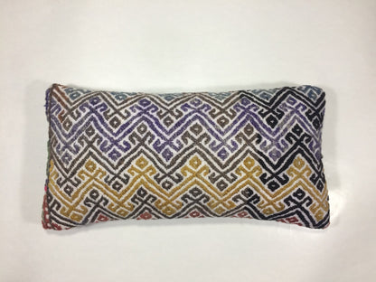 Turkish Cushion Cover 8"x16" Handmade Vintage Boho Ethnic Throw Pillow Case 971