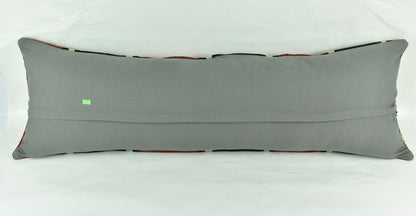 Extra Large Kilim Pillow Cover 16x48 Handmade Ethnic Boho Oriental Lumbar 3251