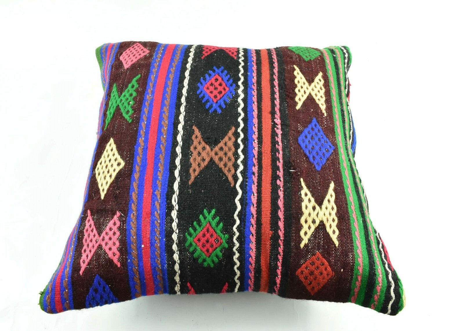20x20 Kilim Pillow Cover Handmade Vintage Oushak Kilim Cushion Cover A1907