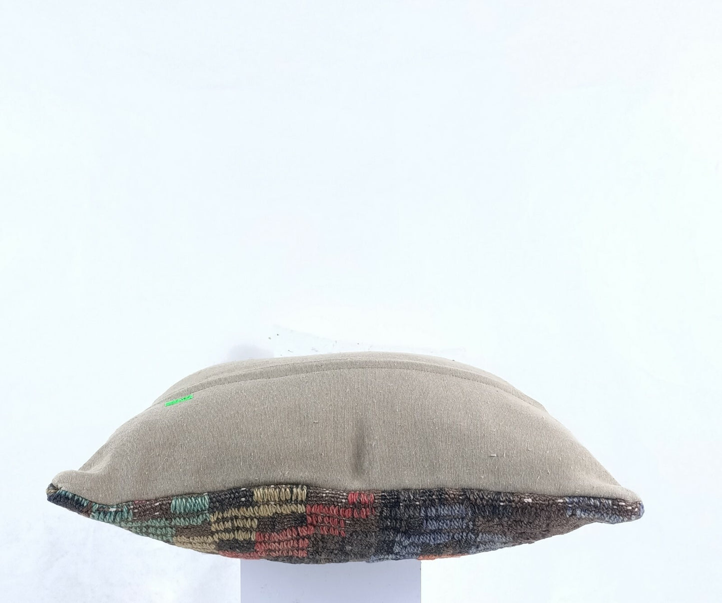  Turkish Kilim Pillow Cover 16x16 Home Decorative Wool Oushak Rug Cushion A522