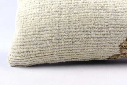 10x20 Kilim Lumbar Pillow Cover Vintage Ethnic Oushak Kilim Pillow Cover 4862