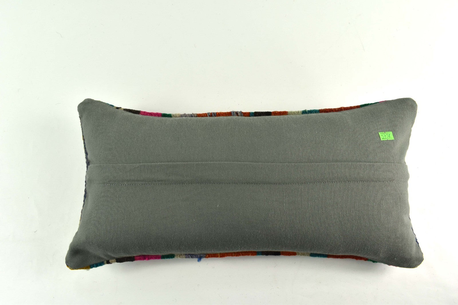 10x20 Kilim Lumbar Pillow Cover Vintage Ethnic Oushak Kilim Pillow Cover 3758