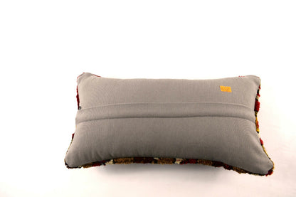 8x16 Kilim Pillow Cover Vintage Tribal Oushak Kilim Ethnic Lumbar Cover A2987