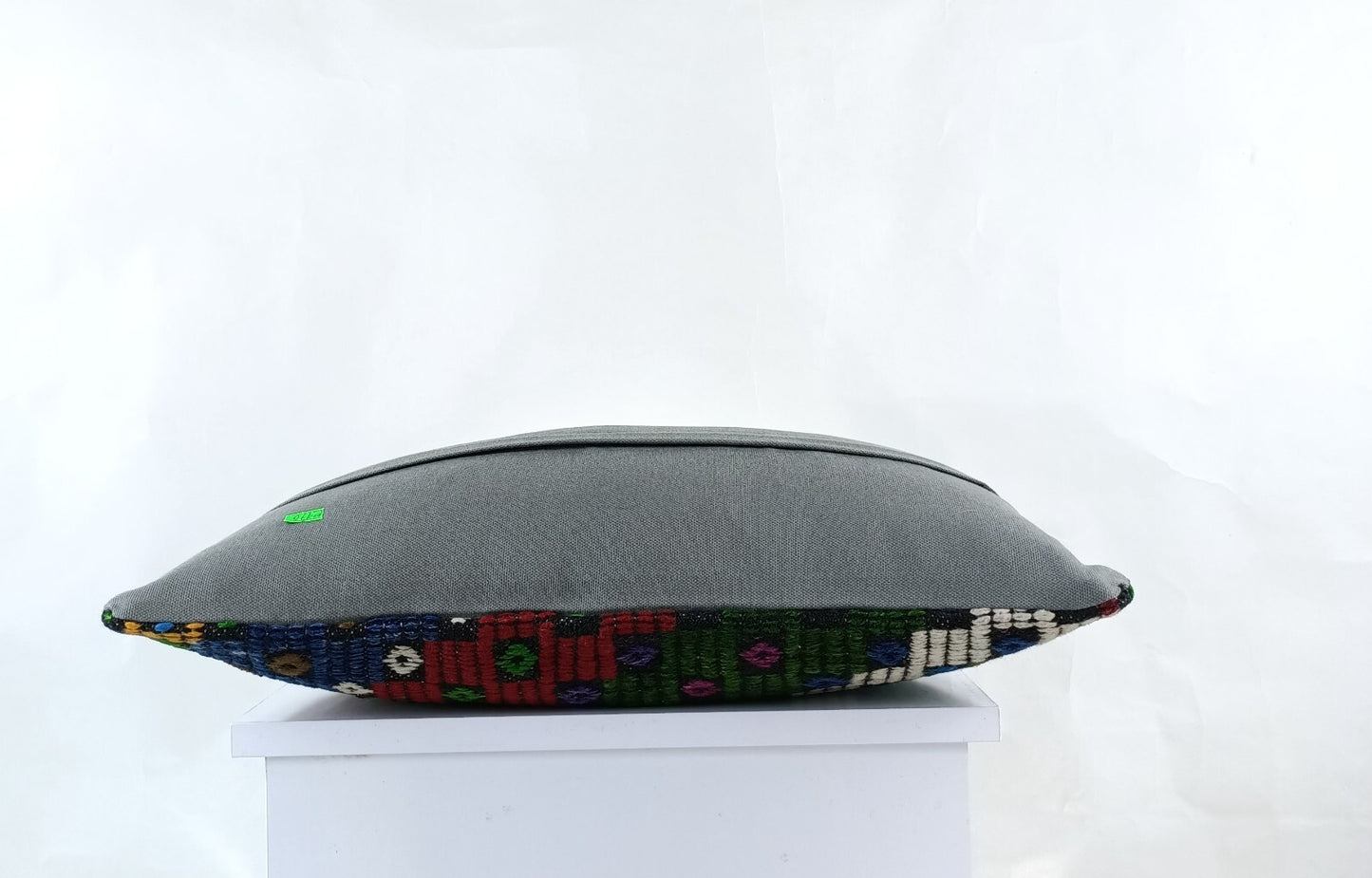 Kilim Pillow Cover 12x20 Turkish Handmade Sofa Couch Floor Lumbar Cushion E976