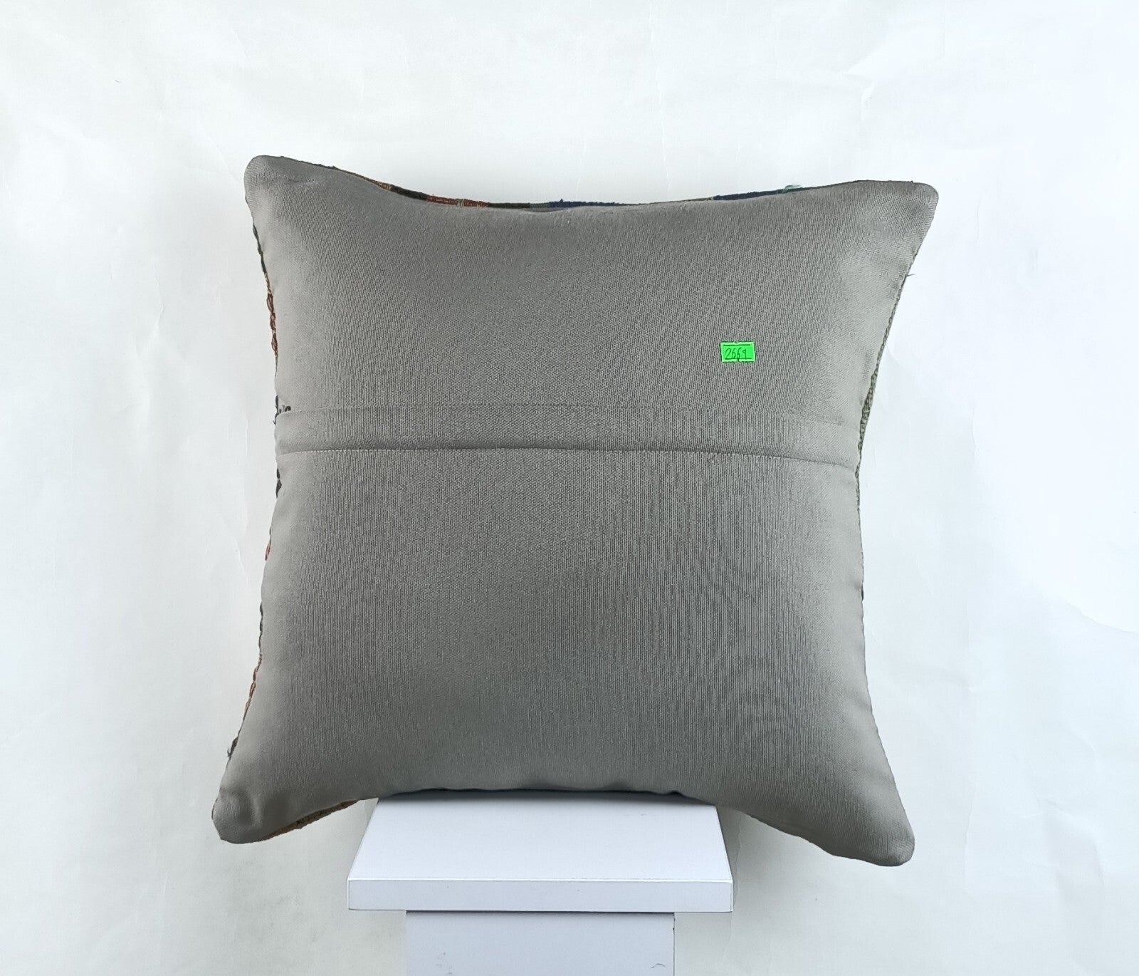 18"x18" Kilim Pillow Cover  Handmade Turkish Vintage Cushion Tribal Lumbar 2669