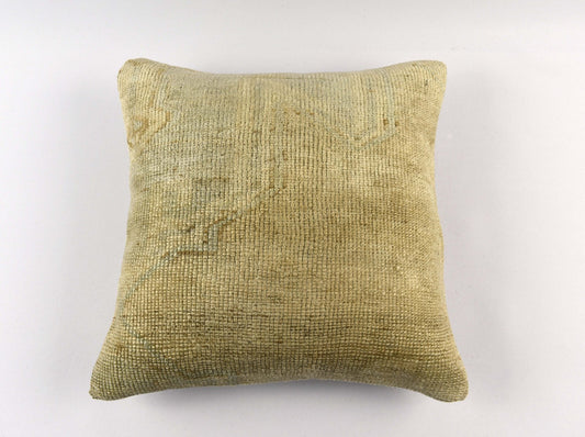 18"x18" Kilim Pillow Cover  Handmade Turkish Vintage Cushion Tribal Lumbar 4636