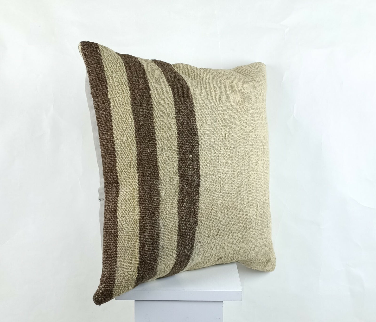 Throw Pillow Cover 18x18 Handmade Turkish Traditional Oushak Kilim Cushion A1451