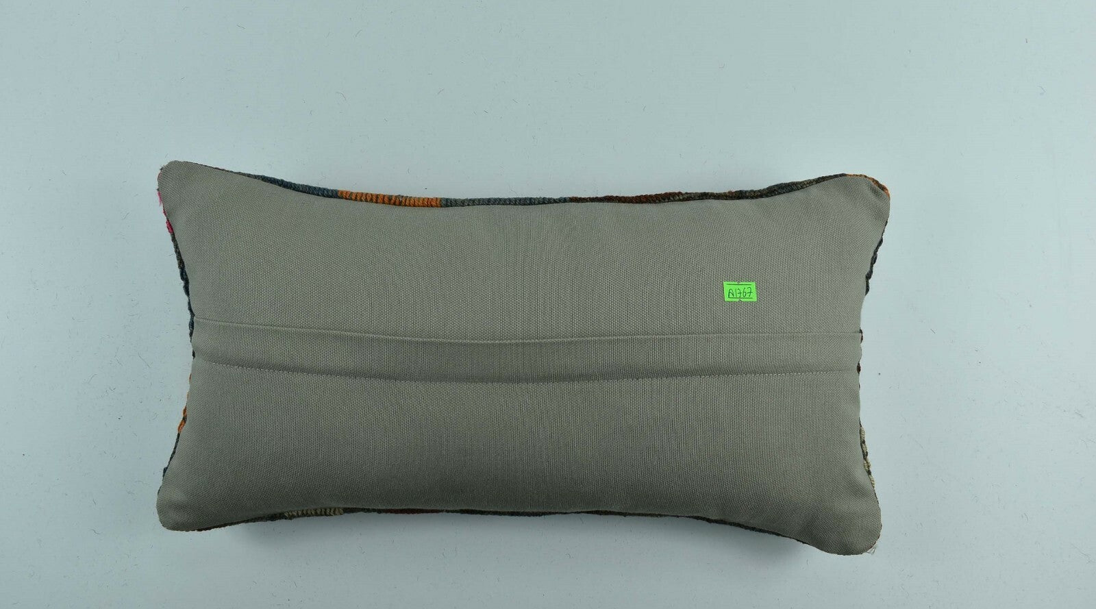 Kilim Lumbar Pillow Cover 10x20 Decorative Sofa Couch Handmade Cushion A1767