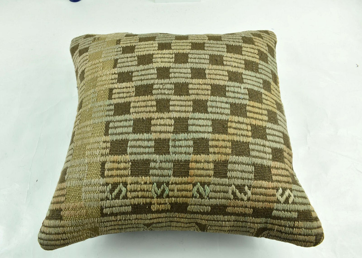 20x20 Kilim Pillow Cover Handmade Vintage Oushak Kilim Cushion Cover A1918