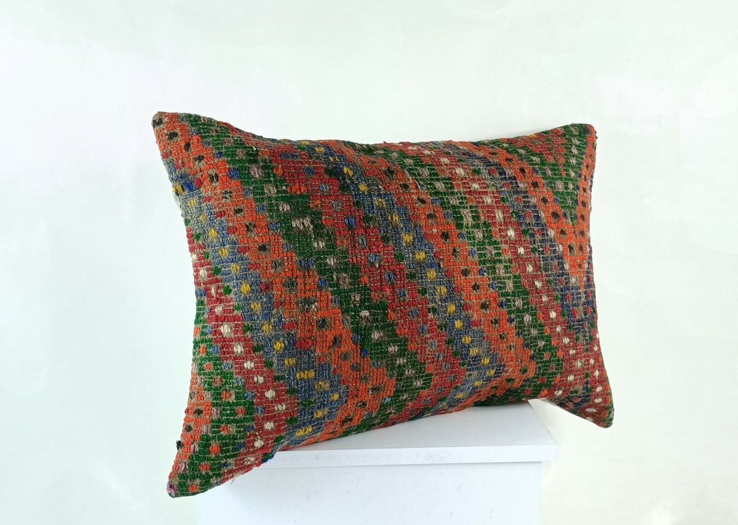 Home Decorative Handmade Throw Pillow Cover 16x24 Handmade Kilim Cushion E1242