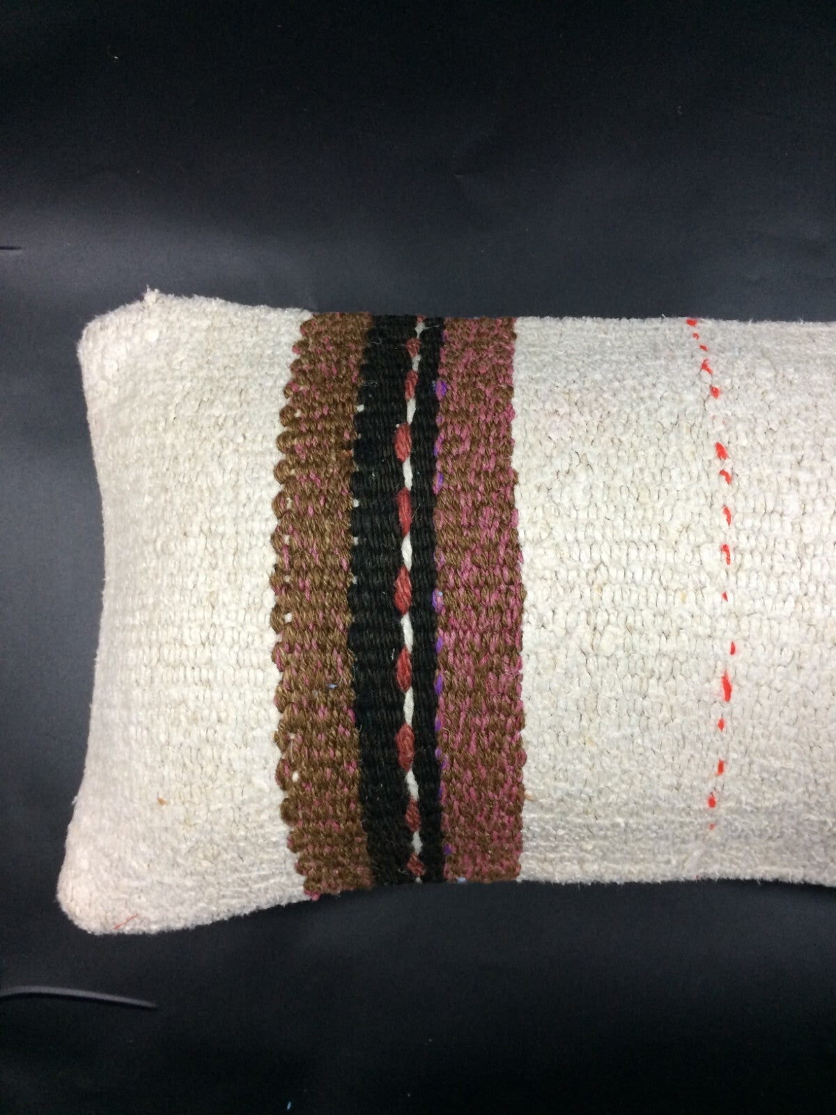 Turkish Cushion Cover 8"x16" Handmade Vintage Boho Ethnic Throw Pillow Case 1459