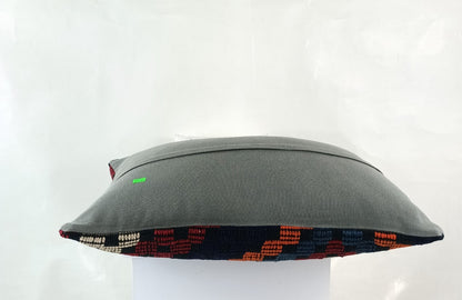 Kilim Pillow Cover 16x24 Tribal Vintage Turkish Carpet Lumbar Pillow Cover 1770