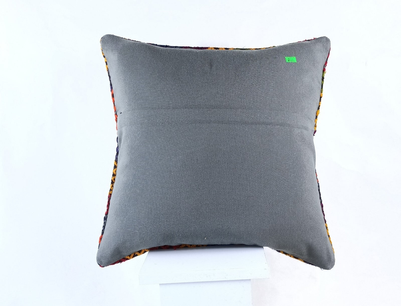 18"x18" Kilim Pillow Cover  Handmade Turkish Vintage Cushion Tribal Lumbar 1821