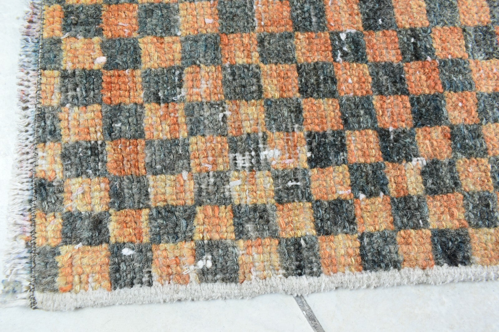 Turkish Runner 2.2x1.6 ft Runner Vintage Oushak Runner Small Faded Runner Y29