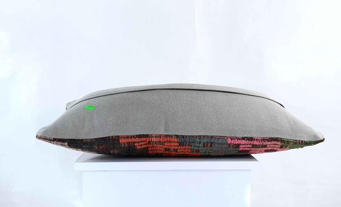 Handmade Turkish Kilim Pillow Cover 12x24 Ethnic Boho Sofa Lumbar Cushion E1015