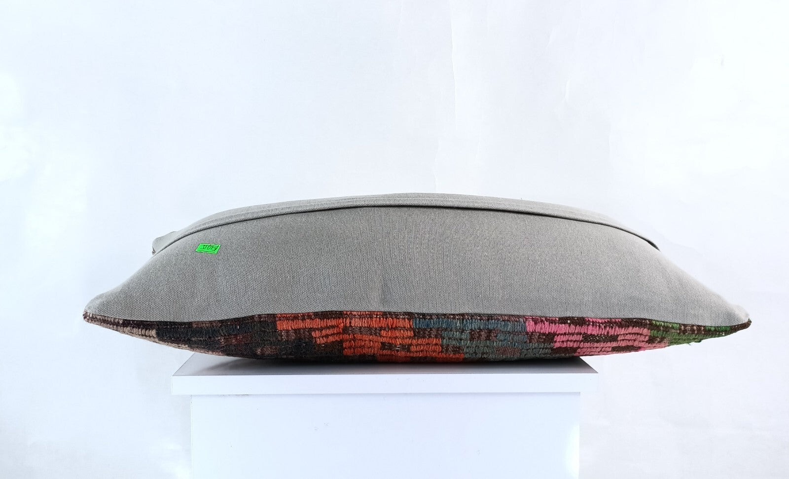 Handmade Turkish Kilim Pillow Cover 12x24 Ethnic Boho Sofa Lumbar Cushion E1015