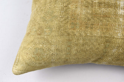 24x24 Kilim Pillow Cover Large Vintage Oushak Rug Ethnic Sofa Cushion 4840