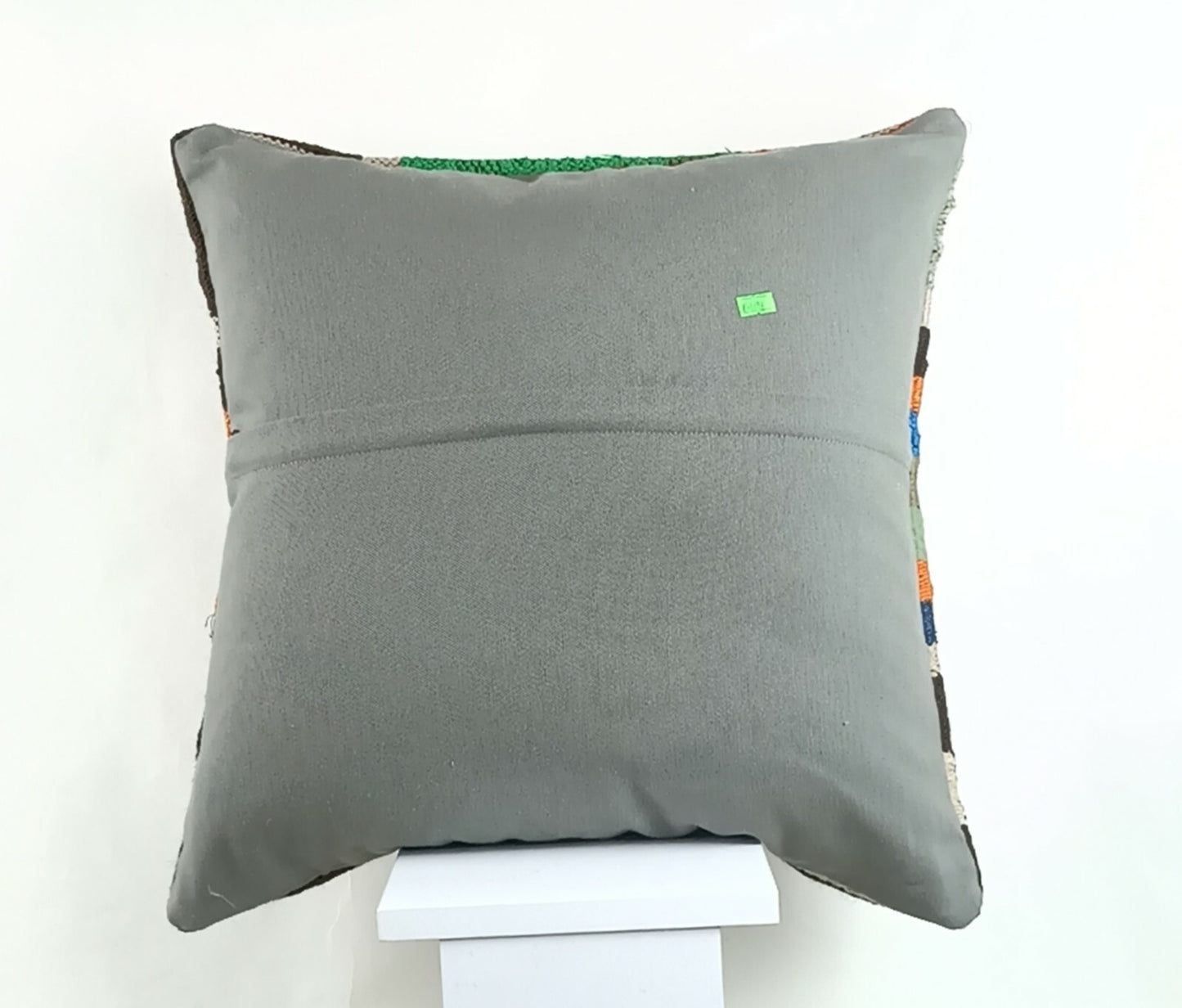 Kilim Pillow Cover 20x20 Home Decorative Handmade Ethnic Oushak Rug Pillow A1198