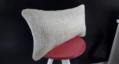 10x20 Kilim Lumbar Pillow Cover Vintage Ethnic Oushak Kilim Pillow Cover E1140