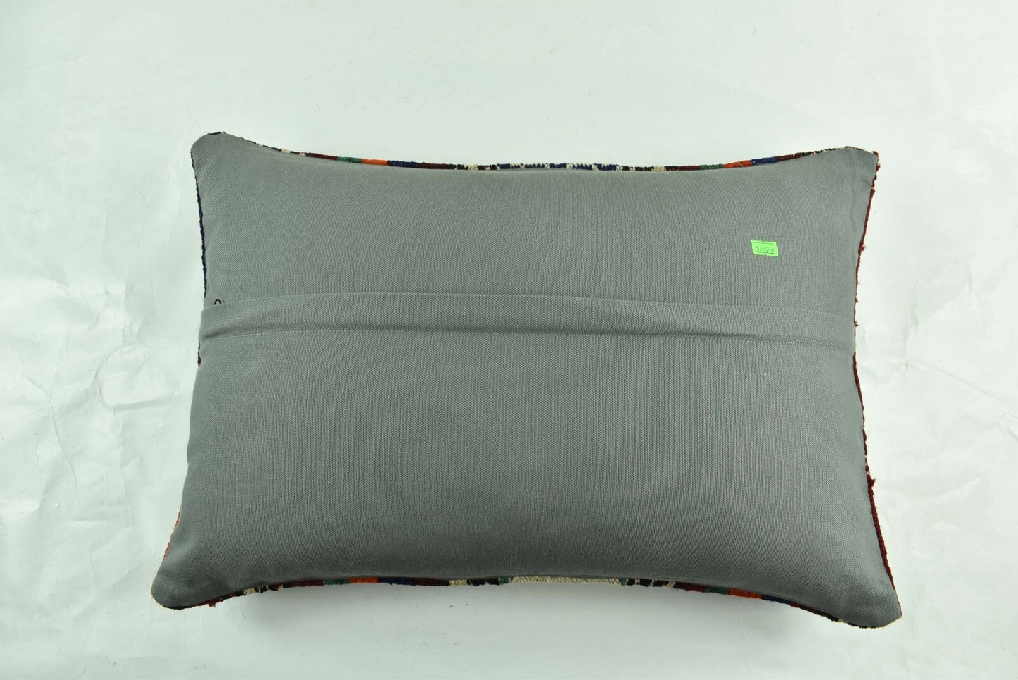 Kilim Pillow Cover 16x24 Tribal Vintage Turkish Carpet Lumbar Pillow Cover 3099