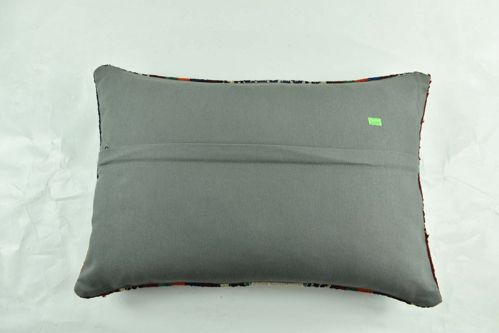 Kilim Pillow Cover 16x24 Tribal Vintage Turkish Carpet Lumbar Pillow Cover 3099