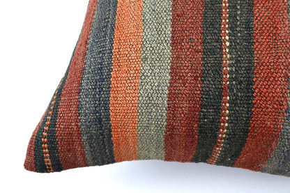 20x20 Kilim Pillow Cover Handmade Vintage Oushak Kilim Cushion Cover 4659