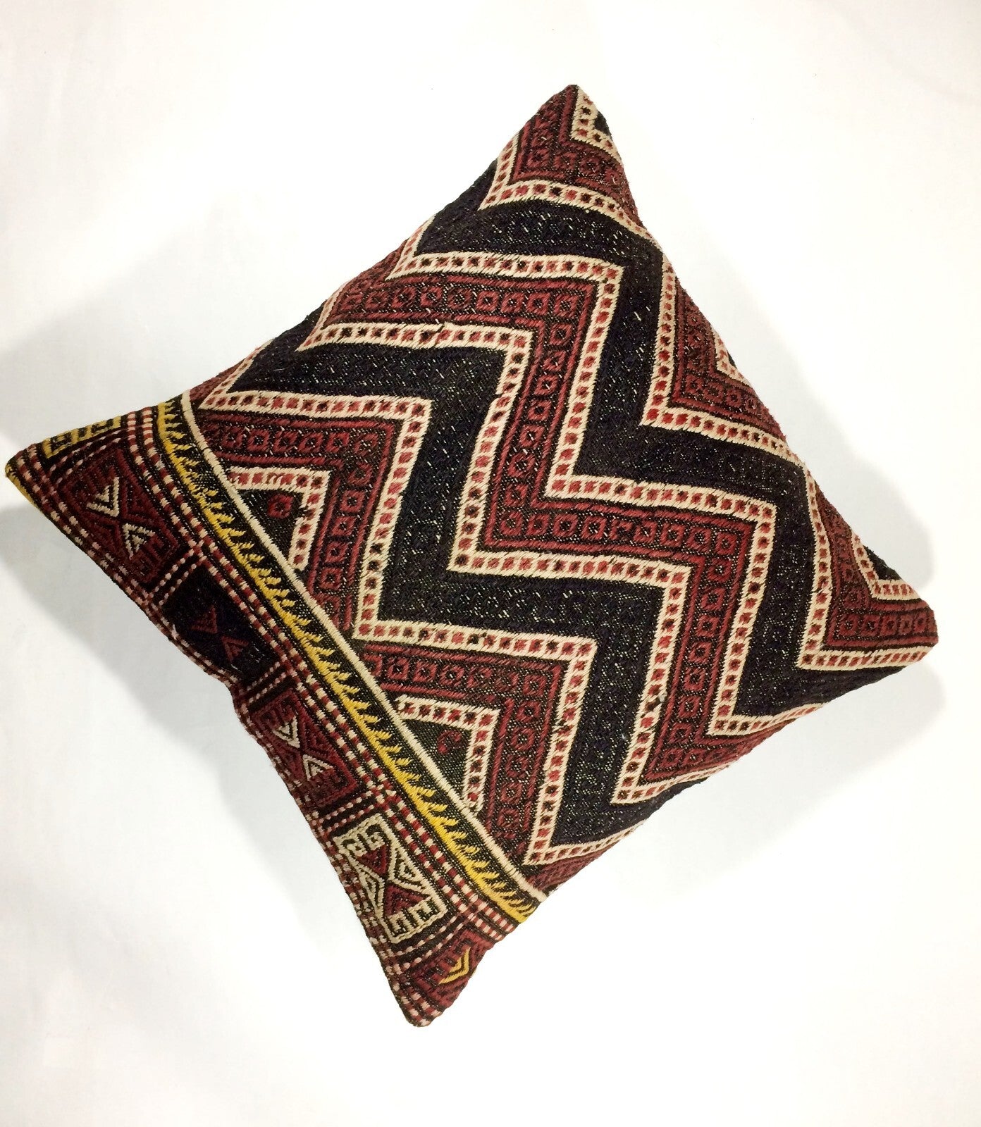 20x20 Kilim Pillow Cover Handmade Vintage Oushak Kilim Cushion Cover 241
