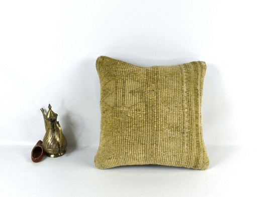 Kilim Pillow Cover 14x14 Vintage Home Decorative Sofa Couch Cushion A2202