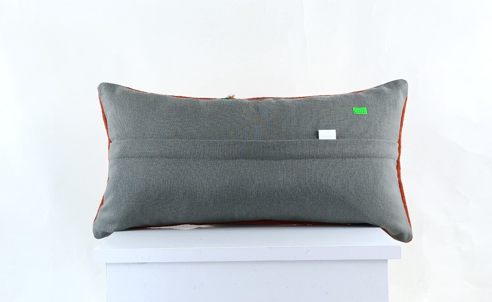 10x20 Kilim Lumbar Pillow Cover Vintage Ethnic Oushak Kilim Pillow Cover E1113